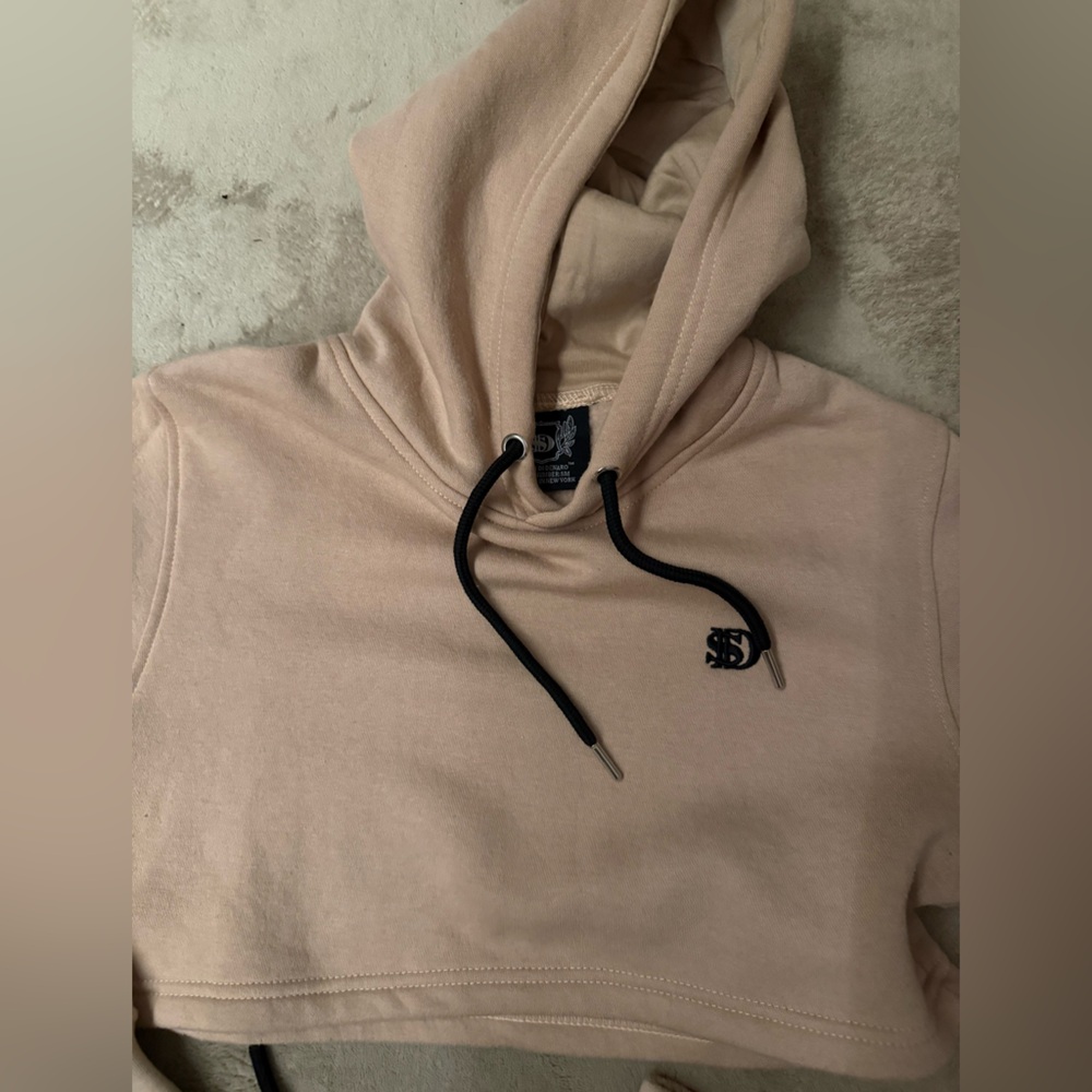 Sacchi Di Denaro beige two piece sweatsuit - Picture 3 of 4